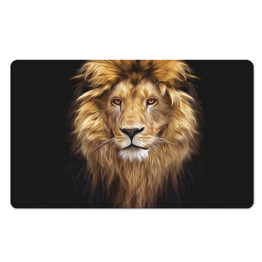 Leo Portrait Print Polyester Doormat