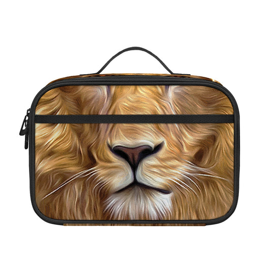 Leo Portrait Print Portable Lunch Bag