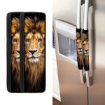 Leo Portrait Print Refrigerator Handle Covers