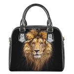 Leo Portrait Print Shoulder Handbag