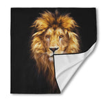 Leo Portrait Print Silk Bandana