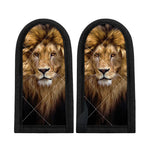 Leo Portrait Print Skillet Handle Cover
