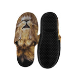 Leo Portrait Print Slippers