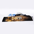 Leo Portrait Print Sports Towel