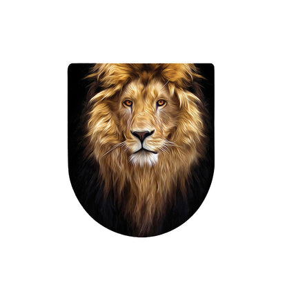 Leo Portrait Print Toilet Lid Cover