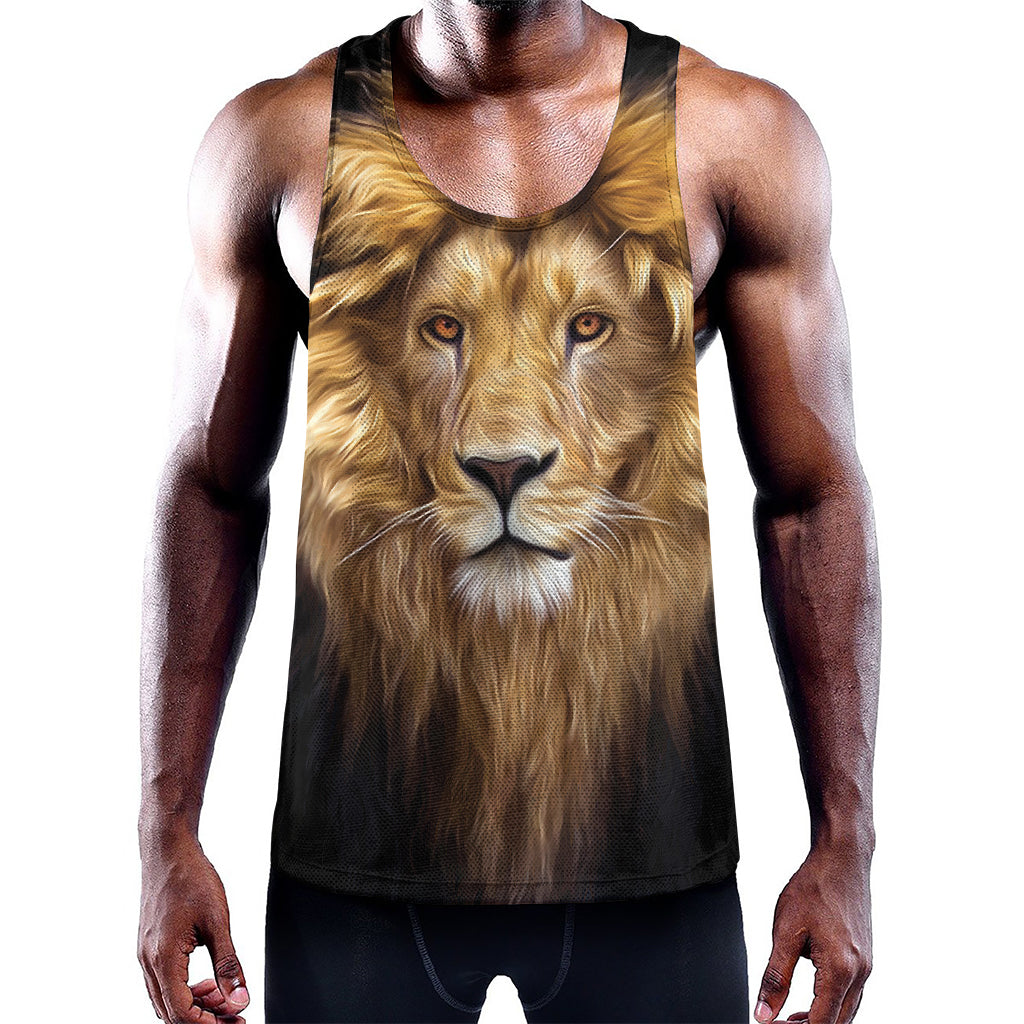 Leo Portrait Print Training Tank Top