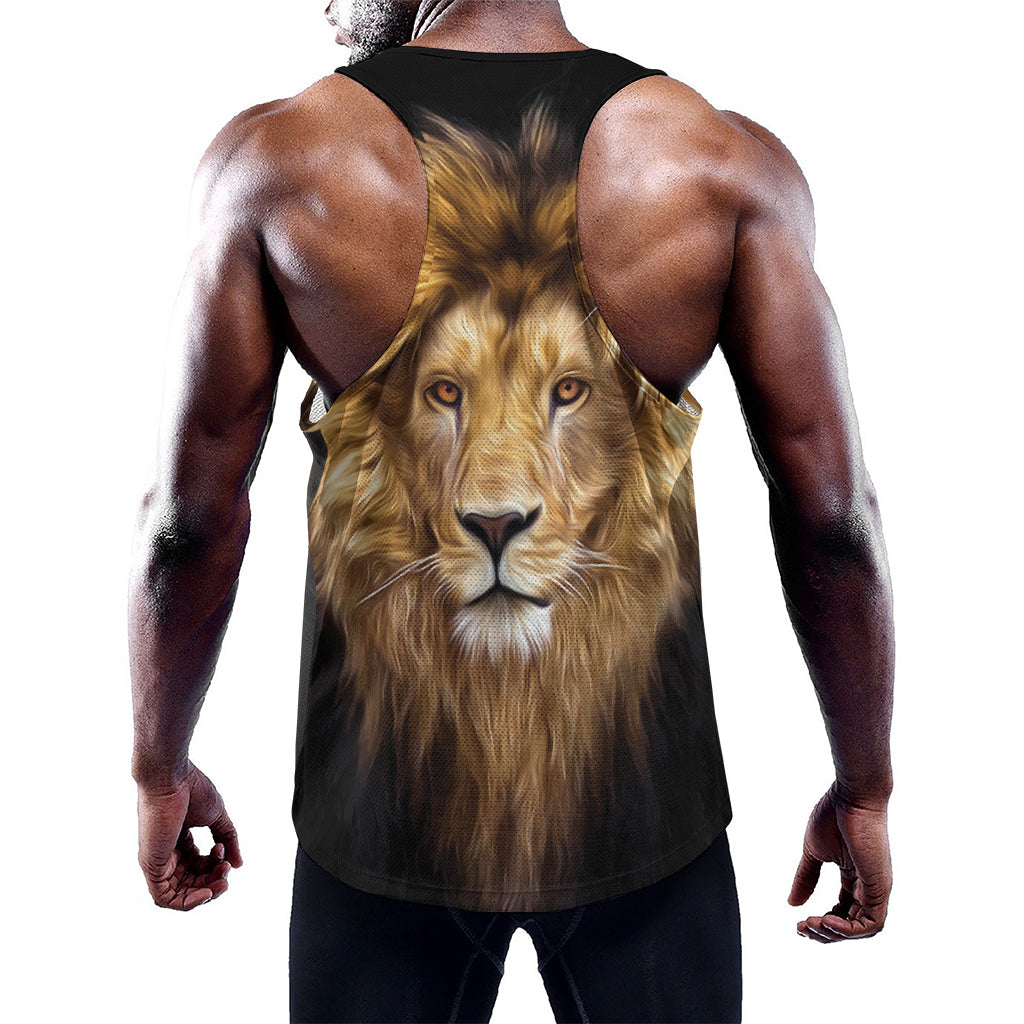 Leo Portrait Print Training Tank Top
