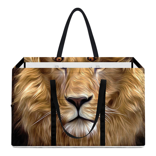 Leo Portrait Print Utility Tote Bag