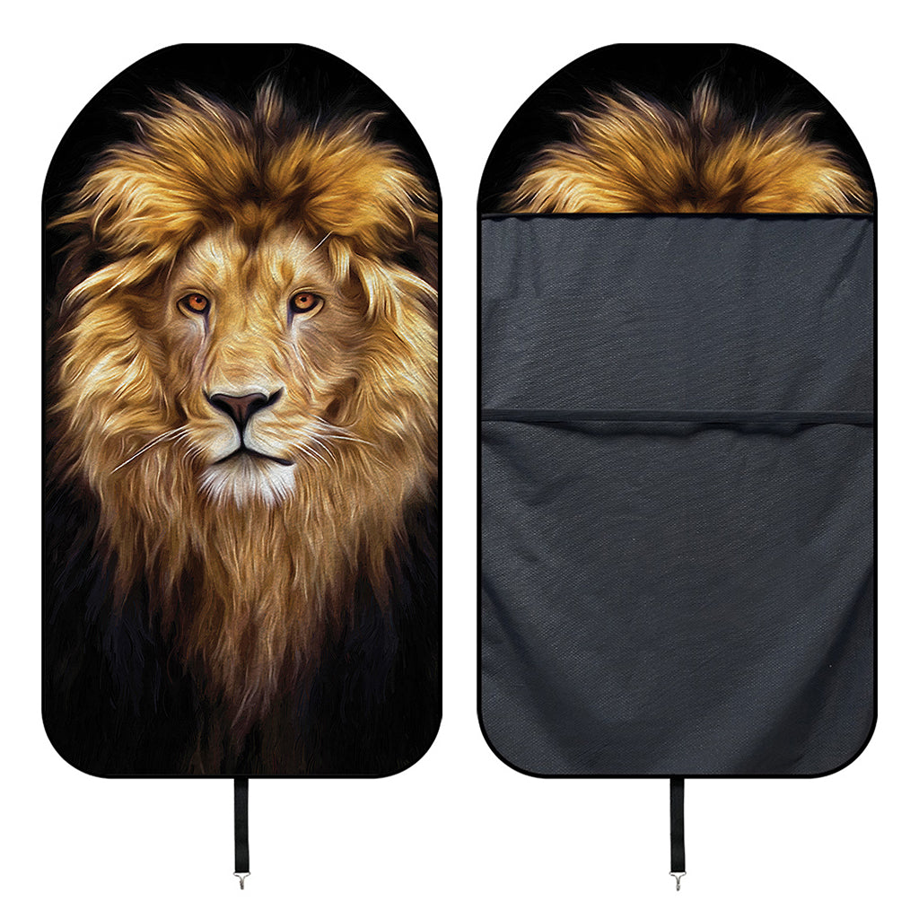 Leo Portrait Print Waterproof Car Seat Cover