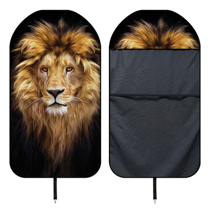 Leo Portrait Print Waterproof Car Seat Cover