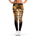 Leo Portrait Print Women's Leggings
