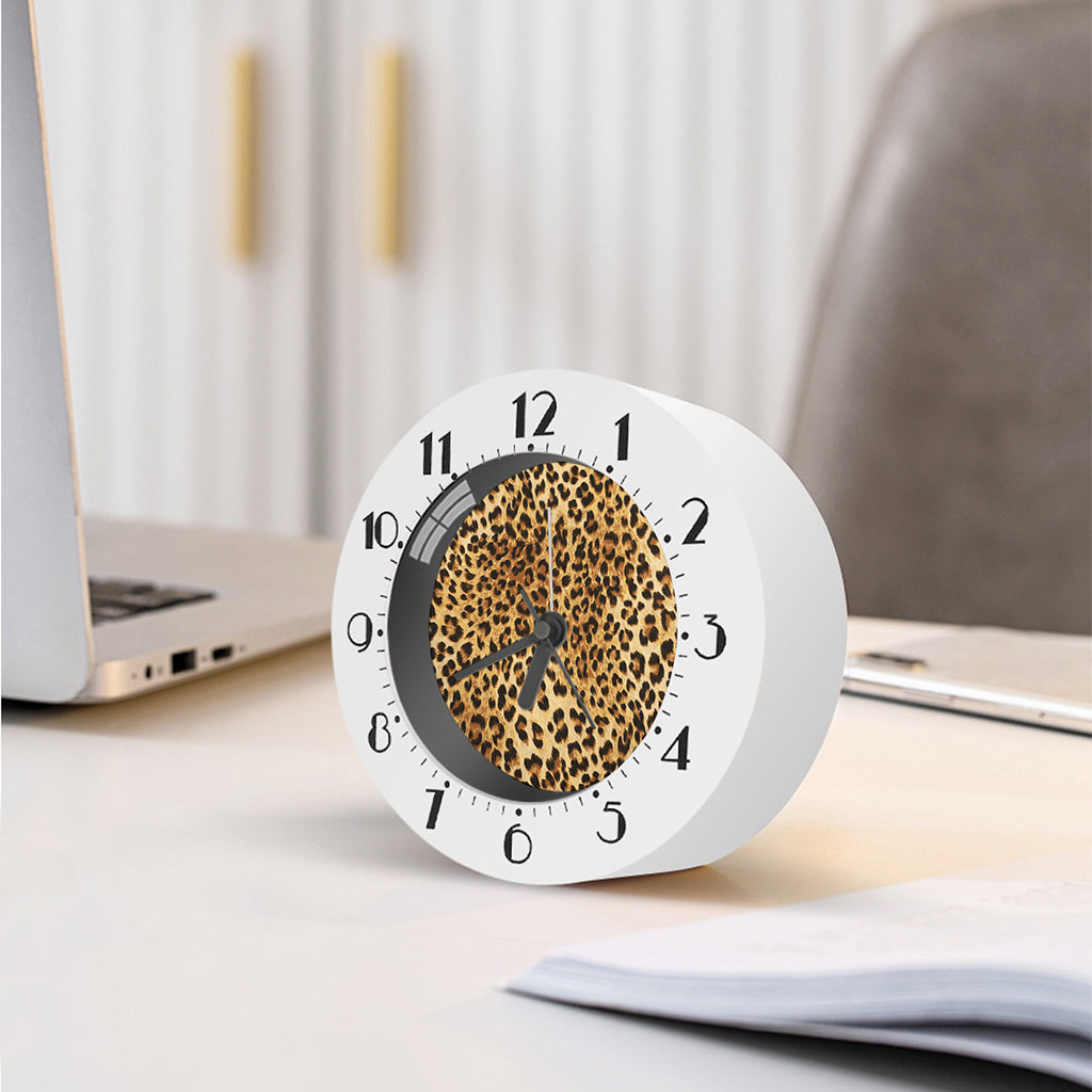 Leopard Pattern Print Alarm Clock