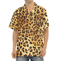 Leopard Pattern Print Aloha Shirt