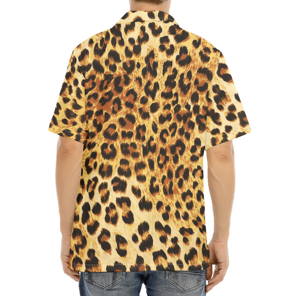 Leopard Pattern Print Aloha Shirt