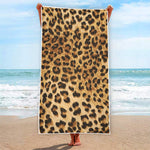 Leopard Pattern Print Beach Towel