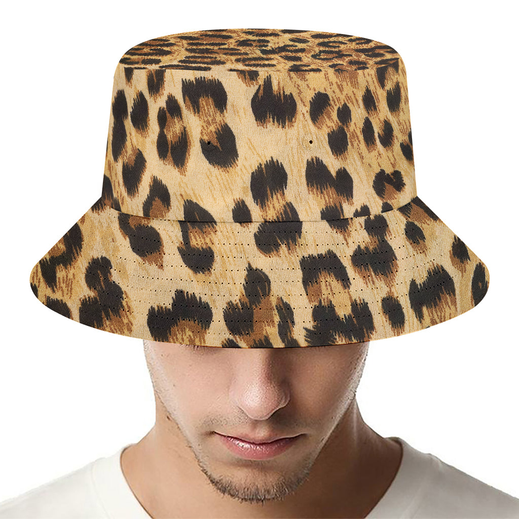 Leopard Pattern Print Bucket Hat