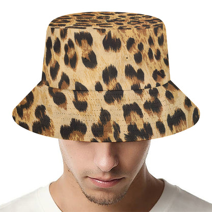 Leopard Pattern Print Bucket Hat