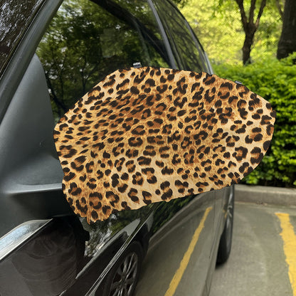 Leopard Pattern Print Car Side Mirror Covers
