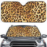 Leopard Pattern Print Car Windshield Sun Shade