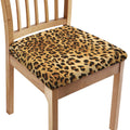 Leopard Pattern Print Chair Cushion Cover