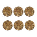 Leopard Pattern Print Coaster Set
