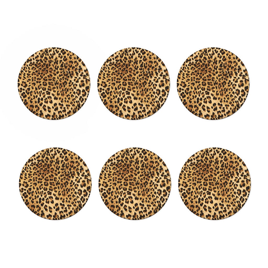 Leopard Pattern Print Coaster Set