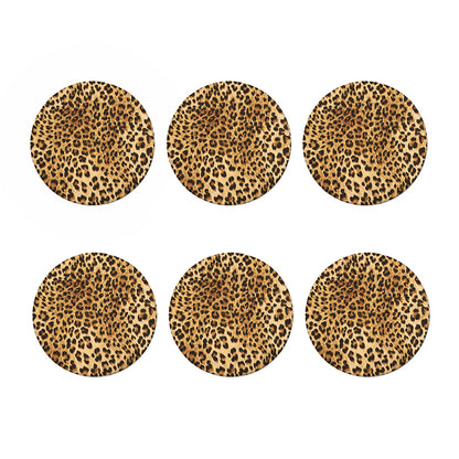 Leopard Pattern Print Coaster Set