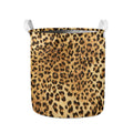 Leopard Pattern Print Collapsible Laundry Basket