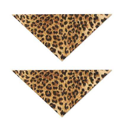 Leopard Pattern Print Dog Bandana