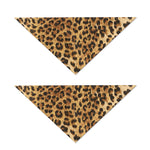Leopard Pattern Print Dog Bandana