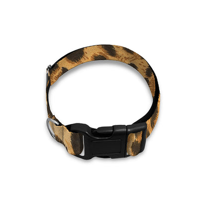 Leopard Pattern Print Dog Collar