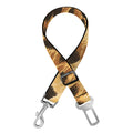Leopard Pattern Print Dog Seat Belt