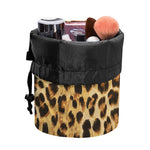 Leopard Pattern Print Drawstring Makeup Bag