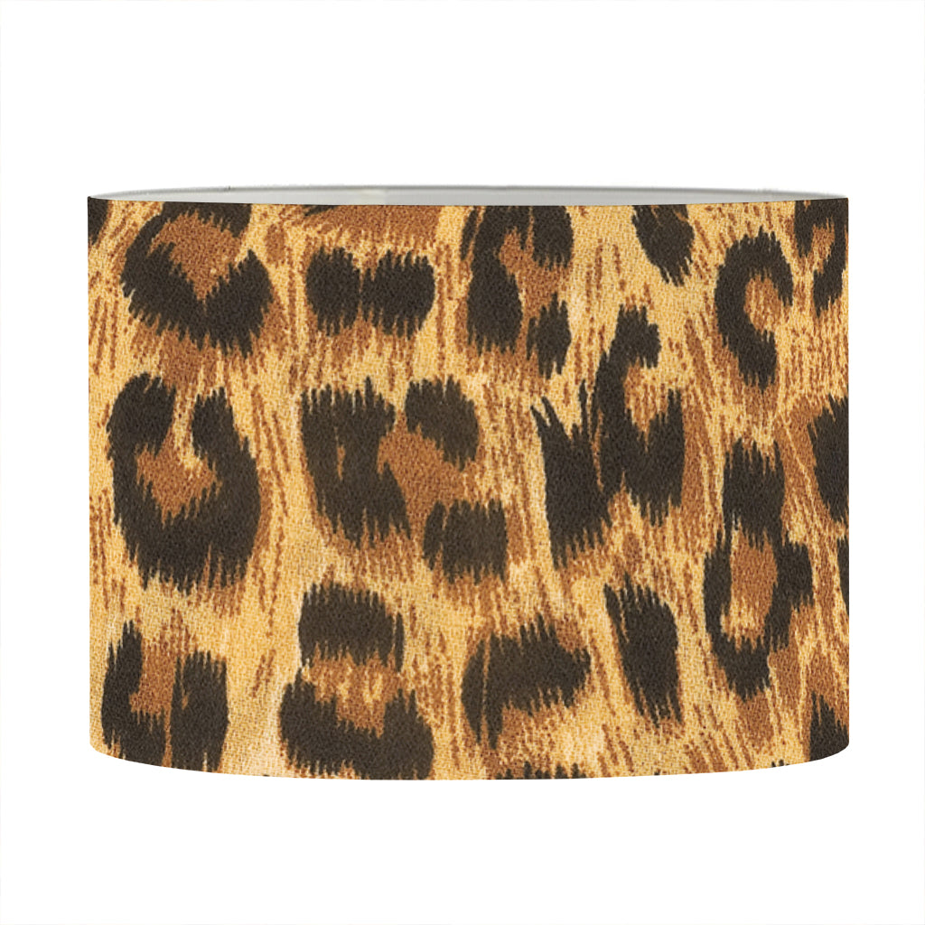 Leopard Pattern Print Drum Lamp Shade