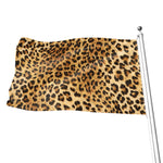 Leopard Pattern Print Flag