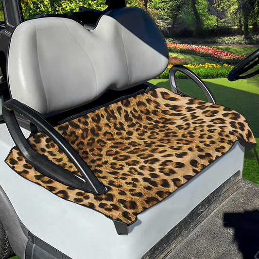 Leopard Pattern Print Golf Cart Seat Cover