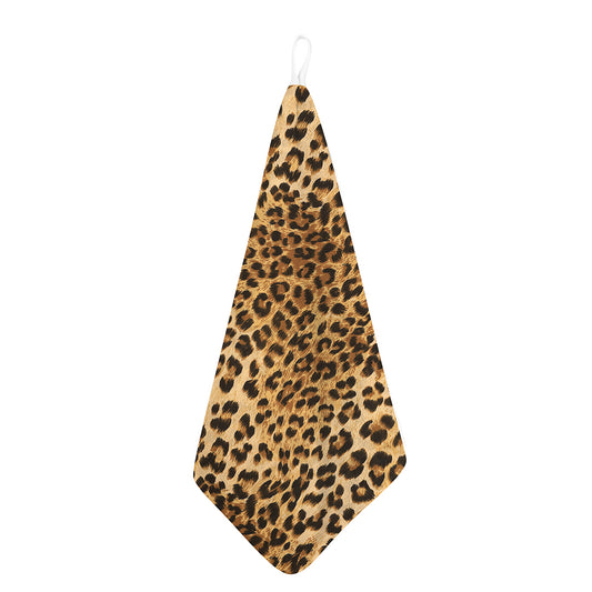 Leopard Pattern Print Hand Towel