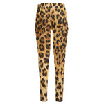 Leopard Pattern Print High-Waisted Pocket Leggings