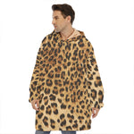 Leopard Pattern Print Hoodie Blanket