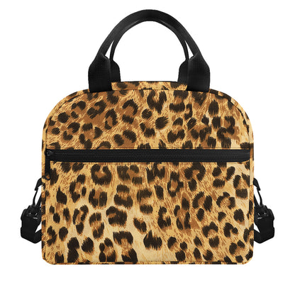 Leopard Pattern Print Insulated Lunch Bag