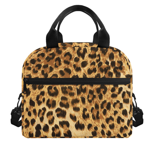 Leopard Pattern Print Insulated Lunch Bag