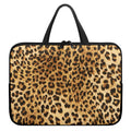 Leopard Pattern Print Laptop Sleeve With Handle