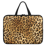 Leopard Pattern Print Laptop Sleeve With Handle