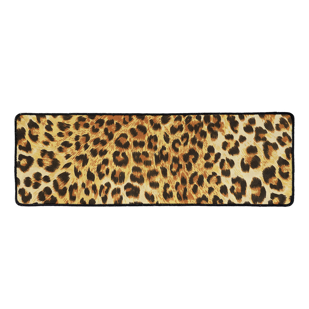 Leopard Pattern Print Long Kitchen Mat