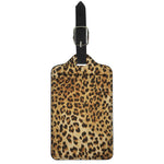 Leopard Pattern Print Luggage Tag