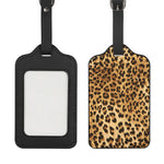 Leopard Pattern Print Luggage Tag