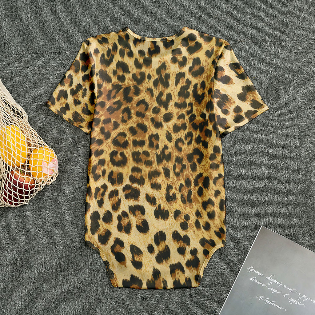 Leopard Pattern Print Men's Bodysuit