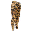 Leopard Pattern Print Men's Compression Pants