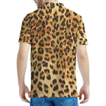 Leopard Pattern Print Men's Polo Shirt