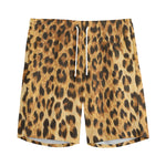 Leopard Pattern Print Men's Sports Shorts